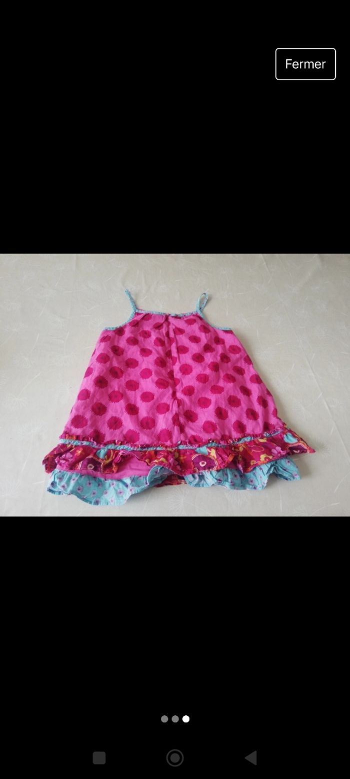 Débardeur à bretelles rose 10 ans orchestra 2€ - photo numéro 3