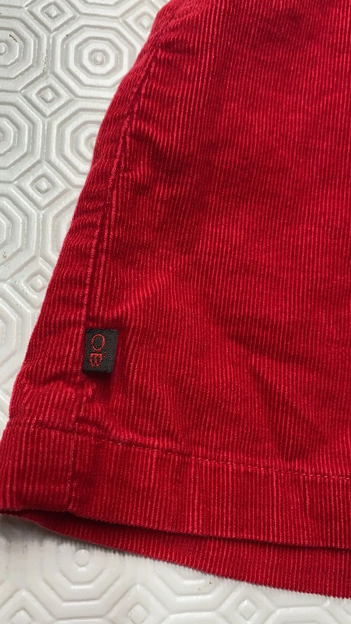 Tunique en velours rouge - photo numéro 3