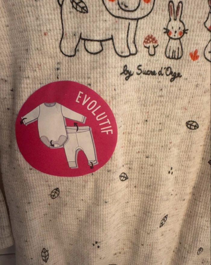 Ensemble évolutif 6/9 mois neuf - photo numéro 3