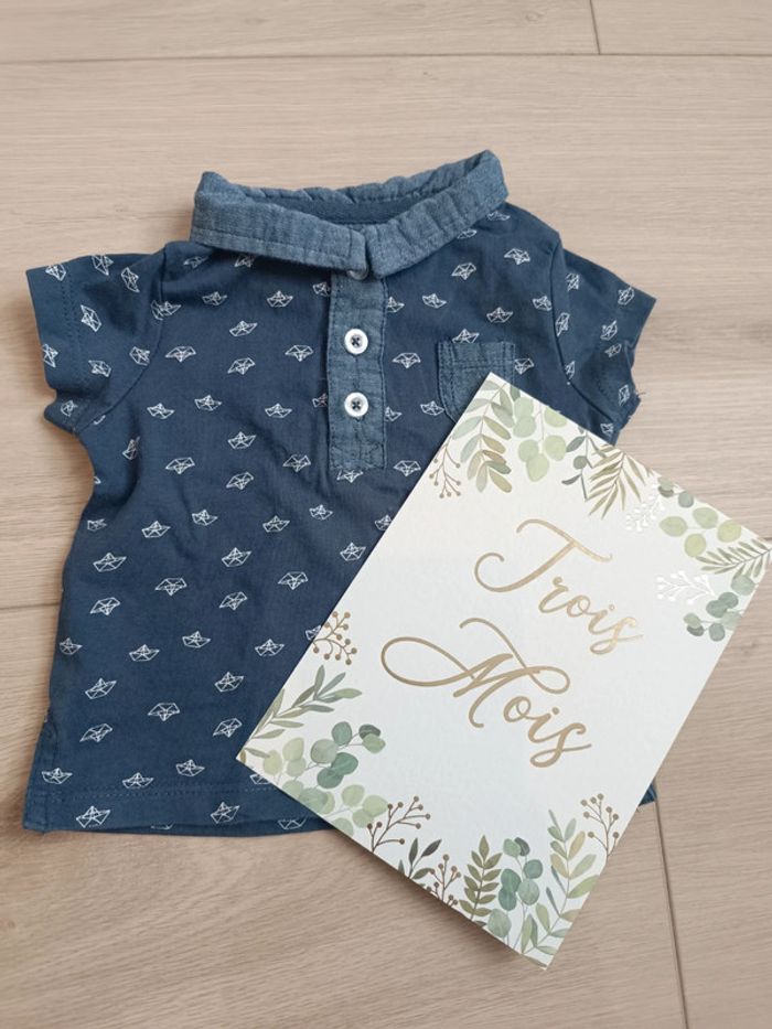 T-shirt manches courtes 3 mois