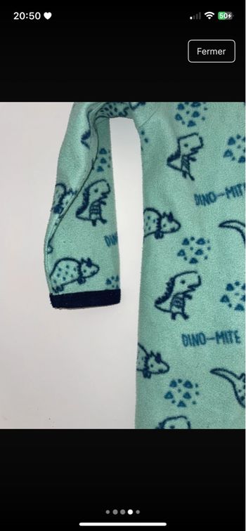 Pyjama bébé Dinosaure - Primark 18/24 mois