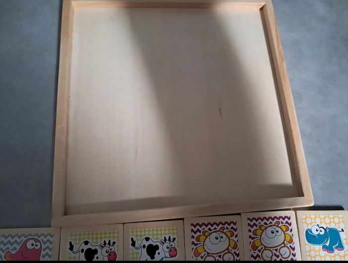 Jeu memo en bois - photo numéro 2