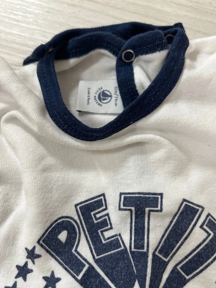 Pyjama cap Petit Bateau 12 mois - photo numéro 3