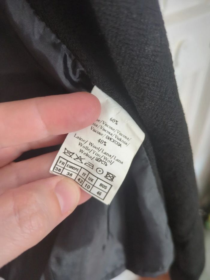 Gilet long sans manches noir camaïeu 38 - photo numéro 4