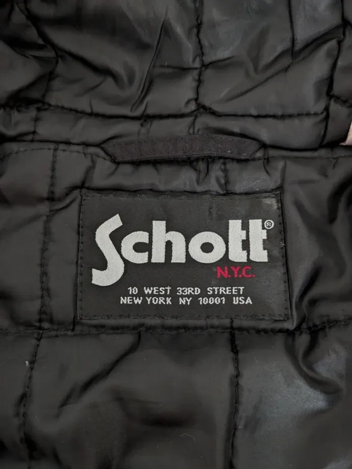 Blouson d'hiver zippée avec capuche - Schott - taille L - photo numéro 7