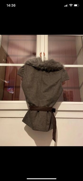Boléro avec col fourrure