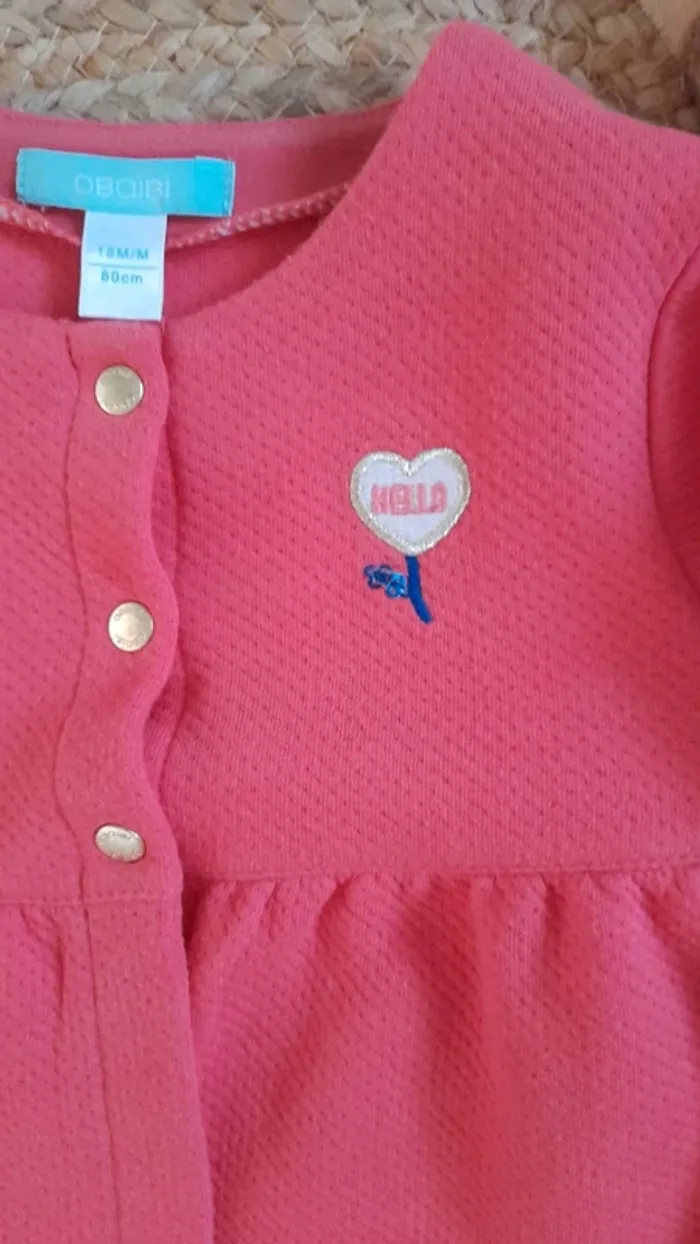 Robe Gilet Obaibi 18 mois - photo numéro 6