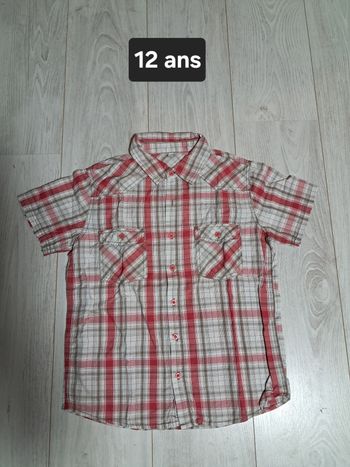 Chemise MC 12 ans