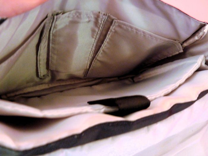Sac sacoche informatique noire pochette PC bandouliere TBE - photo numéro 7