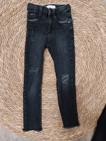 Jeans skinny noir Zara 6 ans