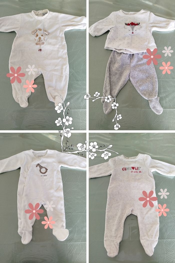 Lot pyjamas 3 mois