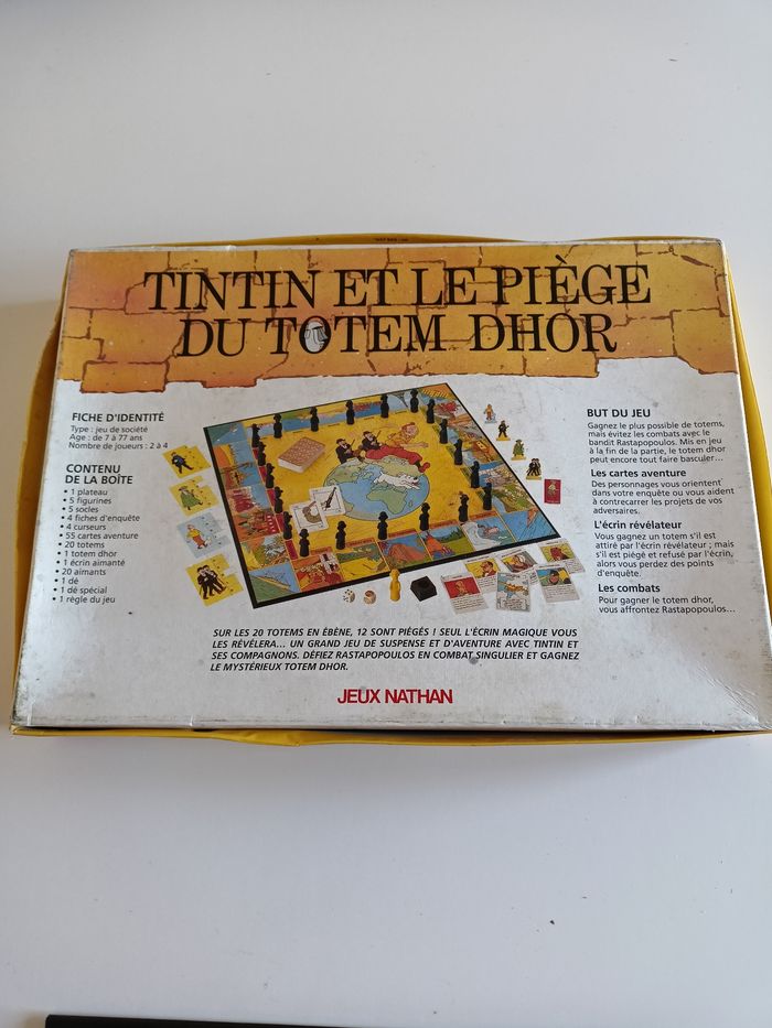 Tintin et le piège du totem d'horreur Nathan complet - photo numéro 2