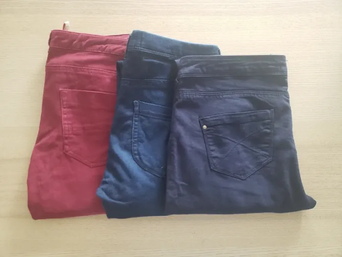 Lot 3 pantalons Bershka femme - photo numéro 2