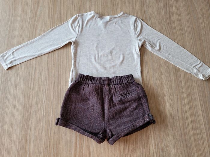 Ensemble short + maillot longues manches orchestra 4 ans - photo numéro 2