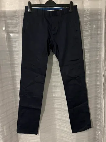 Pantalon de smoking bleu