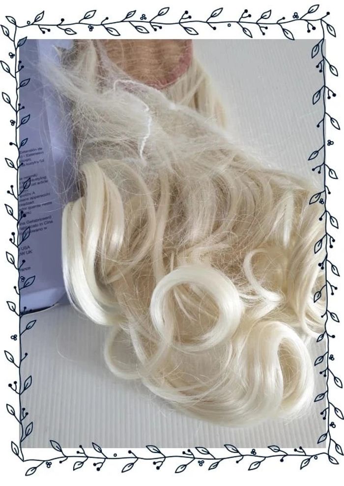 Claire's postiche queue de cheval blonde, neuve, 21", valeur 15€ - photo numéro 4