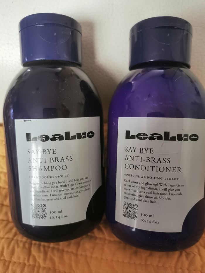 Lot shampooing et conditionneur violet Lealuo neufs - photo numéro 2