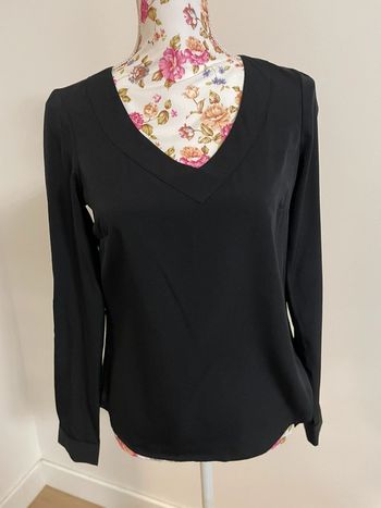 Blouse fluide Vero Moda col V