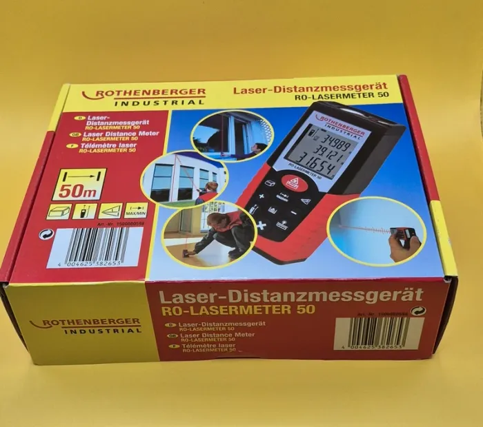 [NEUF] Télémètre Laser (mètre laser) Professionnel - 50 mètres - Rothenberger - photo numéro 5