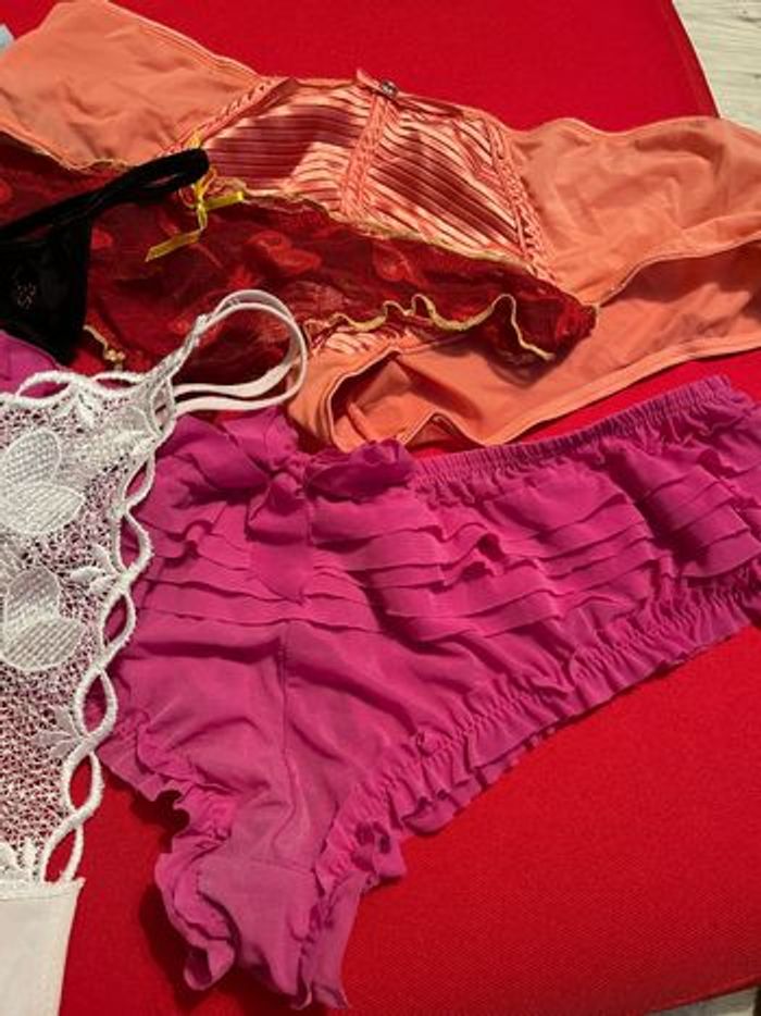 Lot de 7 strings culottes tangas sous vêtements lingerie XL 42 - photo numéro 4