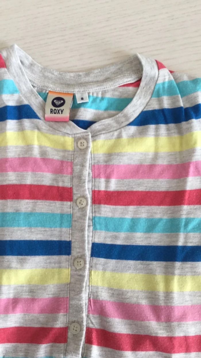 Tee-shirts ML rayé 8 ans Roxy - photo numéro 3