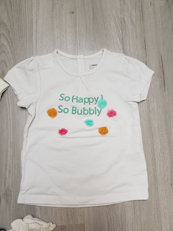 Tee-shirt fille 12 mois - photo numéro 3