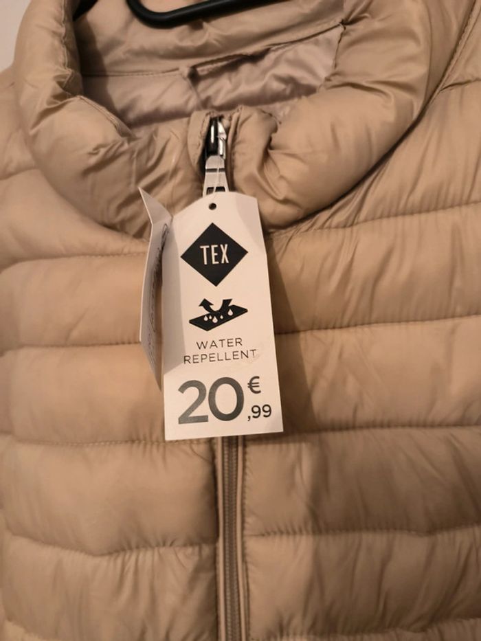Blouson doudoune hiver beige 3xl - photo numéro 4