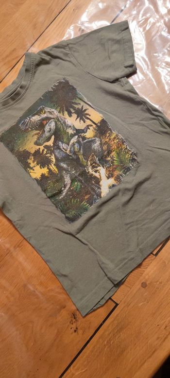 Maillot dinosaure manches courtes 5/6 ans