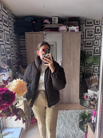 Doudoune noir pull&bear taille S 
