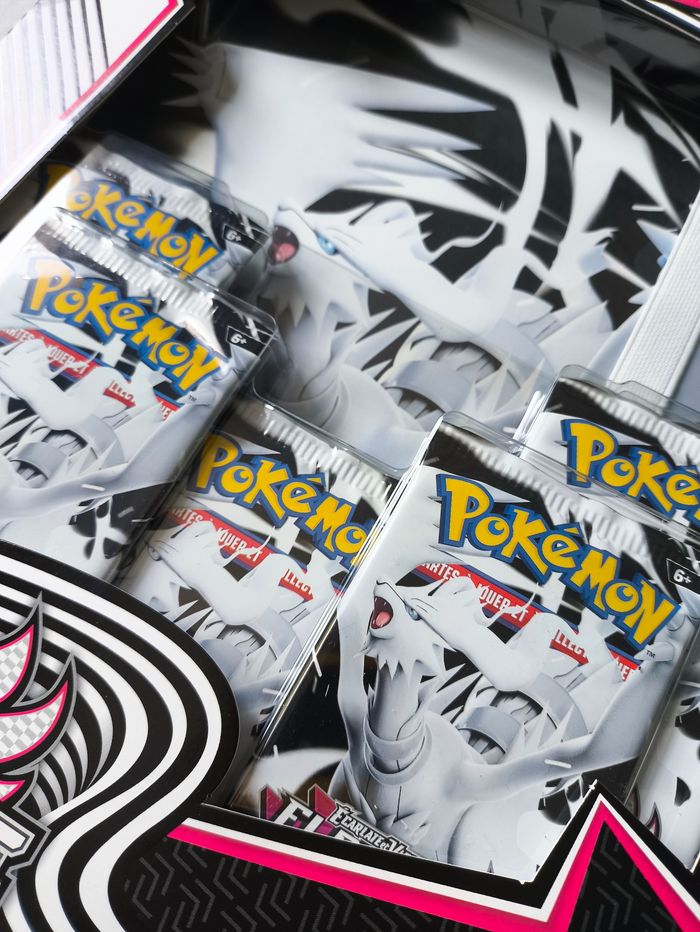 Lot de 2 coffret classeur EV 10.5 pokémon blanc et noire - photo numéro 3
