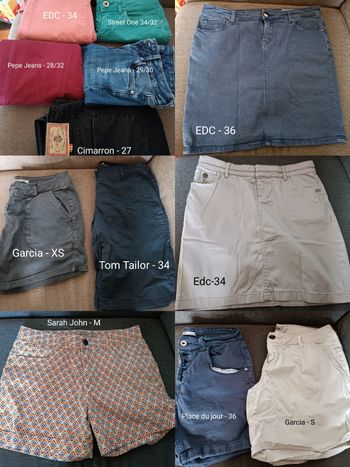 Lot bas - pantalons / shorts / jupes
