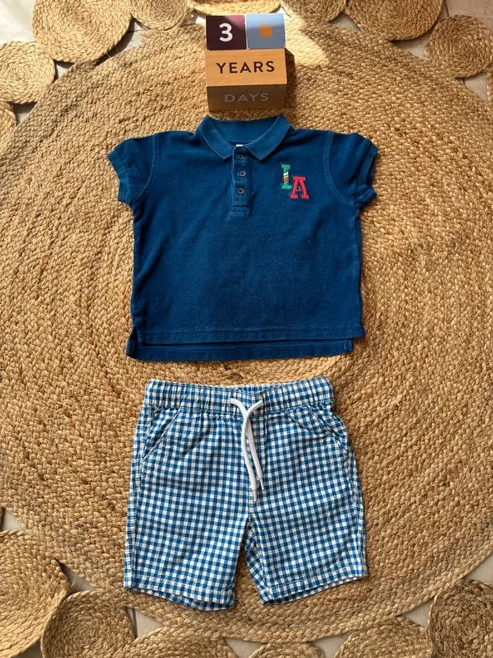 Ensemble été garçon 3 ans