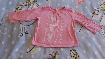 T-shirt cœur 12 mois