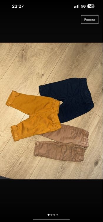 Lot de 3 pantalons