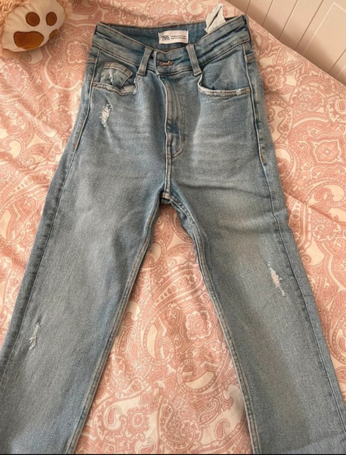 jean bleu zara - photo numéro 2