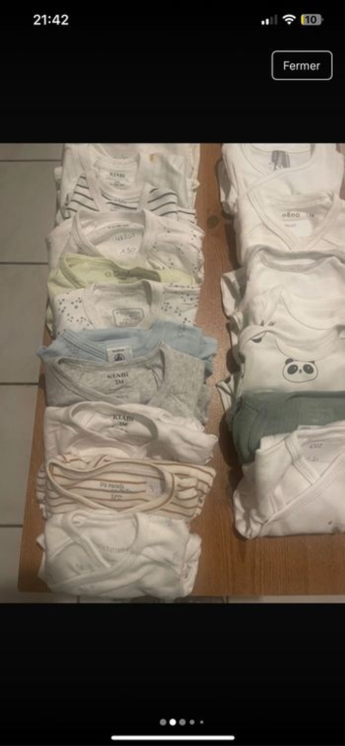 Lot de 29 bodies - photo numéro 3