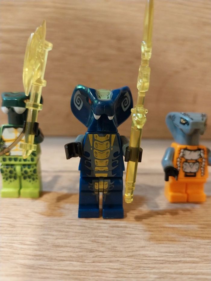 Figurines type lego 3 serpents Ninjago - photo numéro 2
