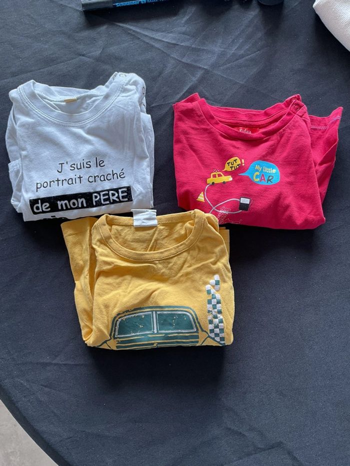 Lot 3 manche longues 24 mois