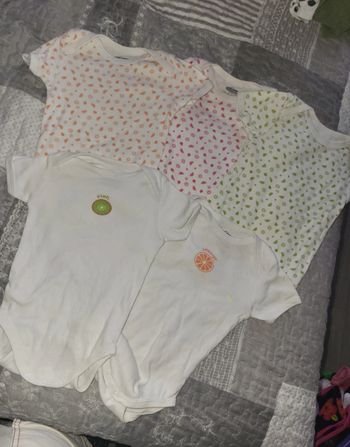 Lot de 5 bodys pommette 18 mois