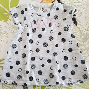 Robe manches courtes 3 mois