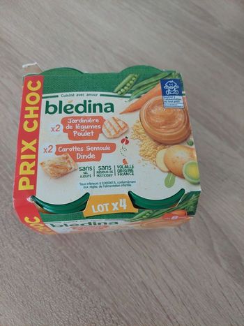 4 petits pots bébé bledina