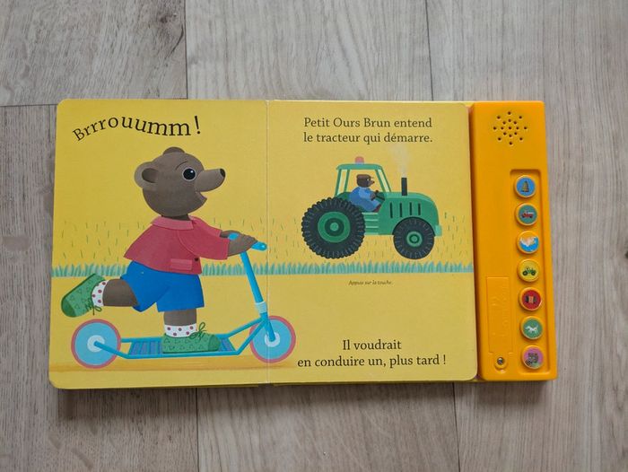 Livre sonore tout carton petit Ours Brun - photo numéro 5