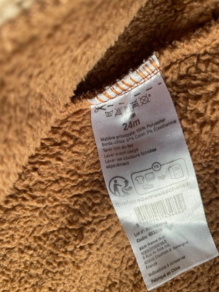 Combinaison pyjama pilote Rennes hiver grenouillère enfants - photo numéro 6