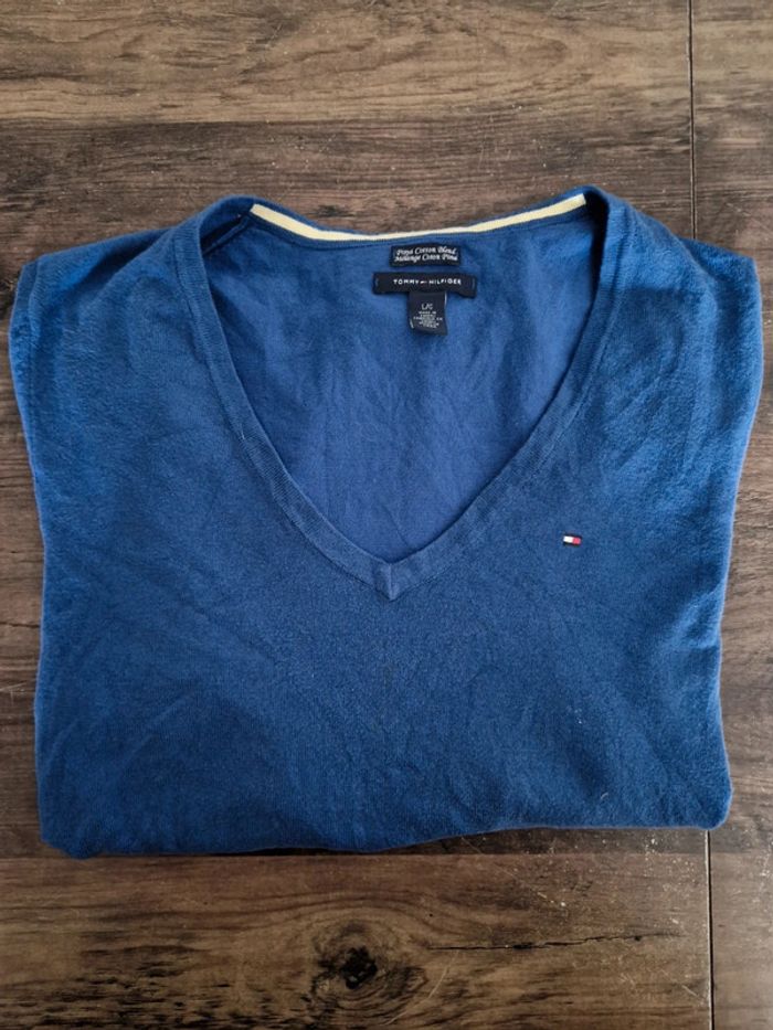 Pull Tommy Hilfiger Bleue L