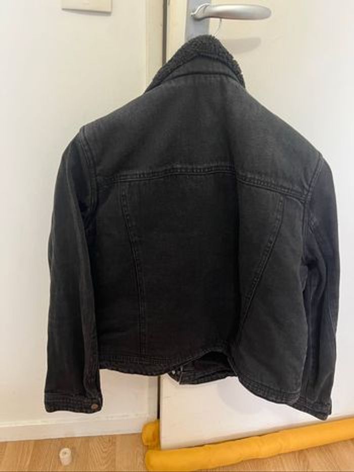 Veste jean fourré - photo numéro 3