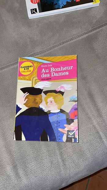 Livre Qu bonheur des Dames. Émile Zola