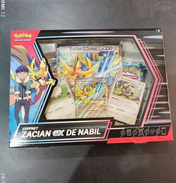 Coffret pokemon zacian ex de nabil