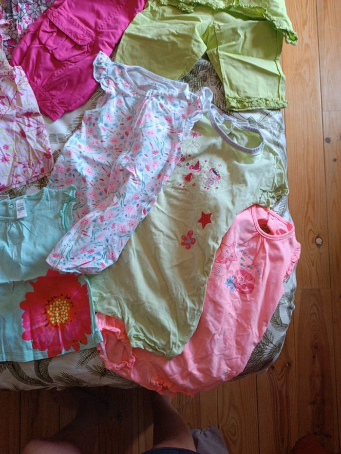 Lot 18 mois bebe fille été 14 pièces. - photo numéro 7