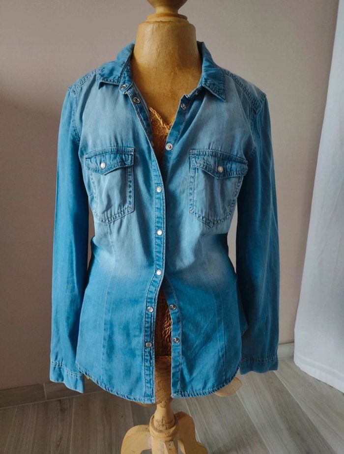 Chemise bleue