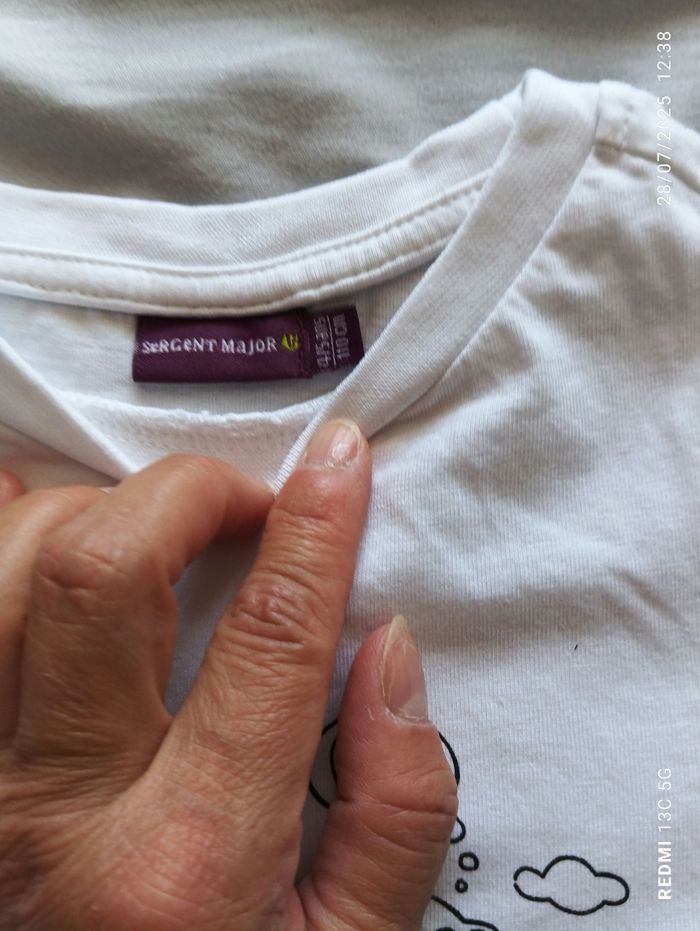 T-shirt Sergent Major  taille 4/5 ans - photo numéro 4
